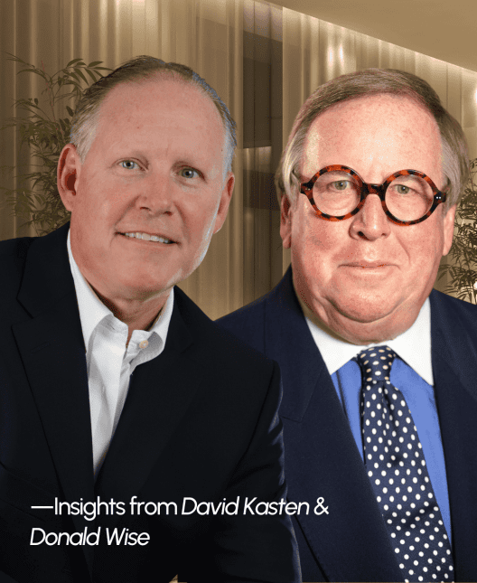 SSP Web blog & case studies photo 1080×1320 Two SSP Finance Industry Experts, David Kasten and Donald Wise, posing together in a modern hotel-like setting.